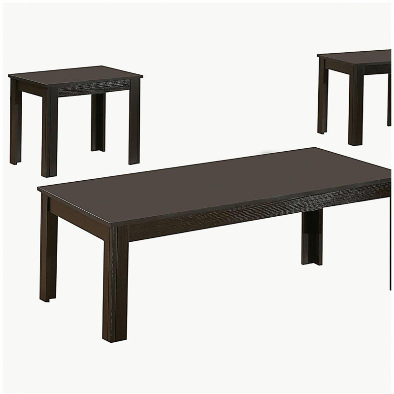 Black  Rectangle Occasional Set