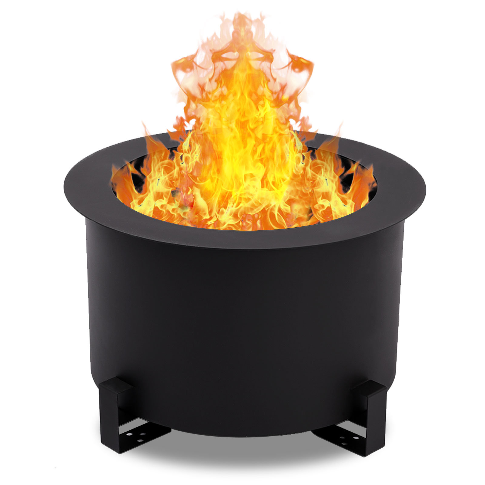 Secchio Per Carbone Fire Vida - Acciaio Nero 32x21x32 Cm - Foto 5