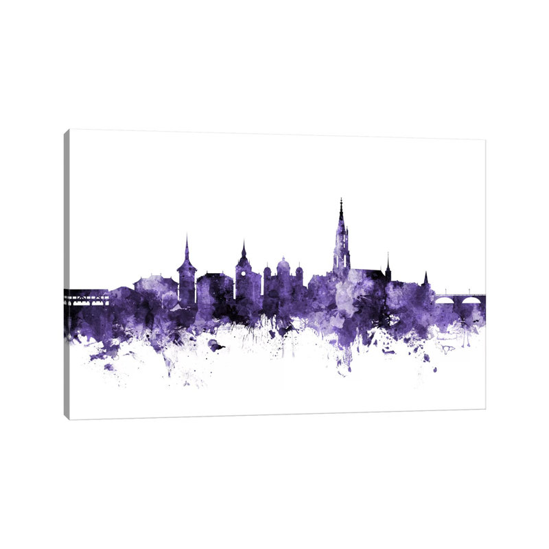 Bern, Switzerland Skyline by Michael Tompsett - Wrapped Canvas Gallery-Wrapped Canvas Giclée, 20.32 cm H x 30.48 cm W