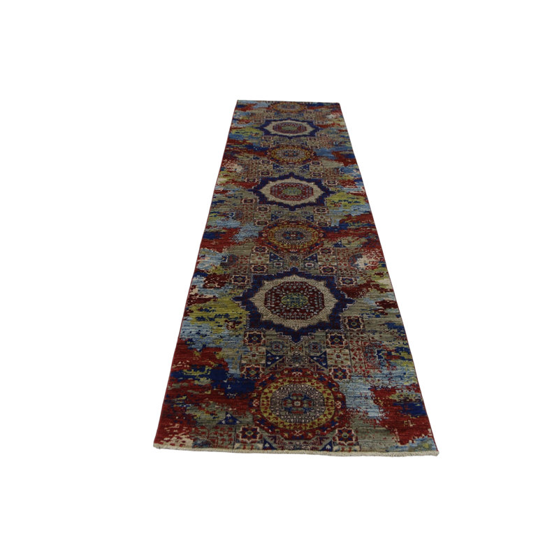 Hand Knotted Wool Area Rug
