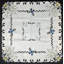 Nappe carrée florale