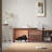 Solid wood telescoping TV cabinet