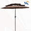 Parasol de patio extérieur 9 pieds 3 étages-671284606