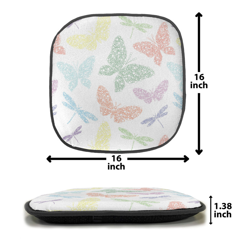 Outdoor 1.38'' Dining Chair Seat Cushion