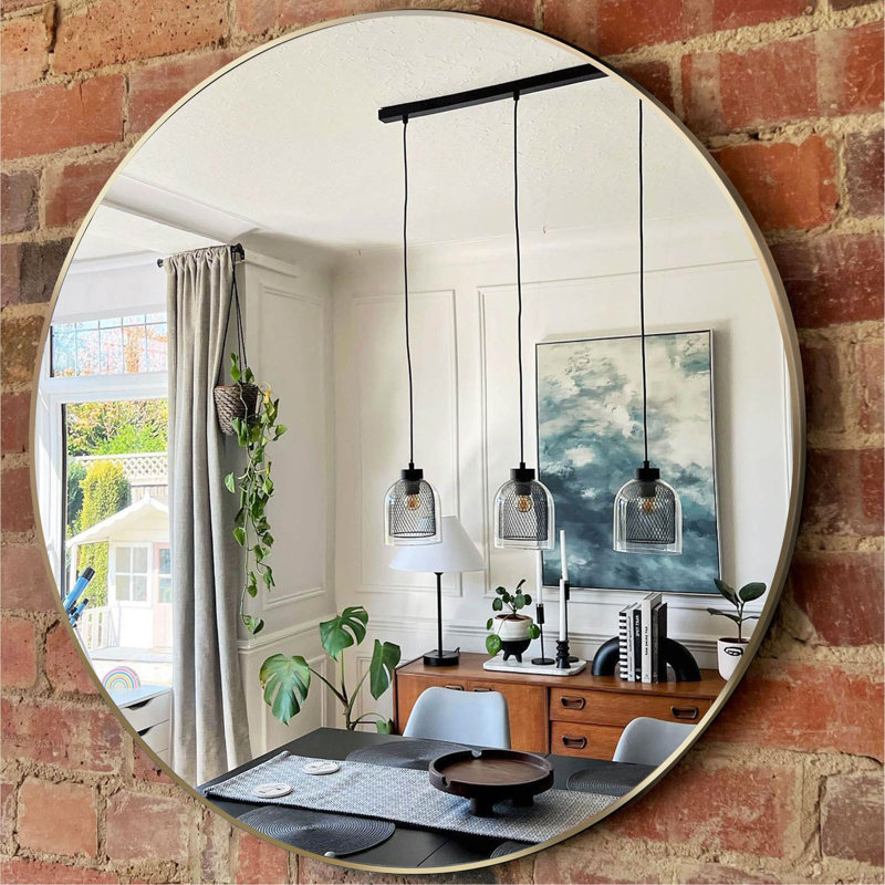 Miroir de salle de bain 30 po, Doré