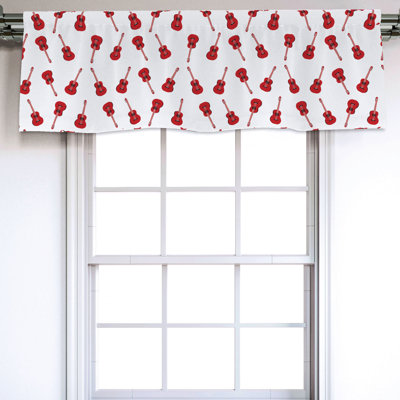 Sateen Ruffled Window Valance