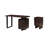 3-drawer Live Edge Solid Wood Desk-485744539