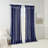 Twist Tab Lined Window Curtain Panel Navy 50x84"-763904592-763904598