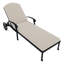 217cm Long Reclining Single Chaise with Cushions