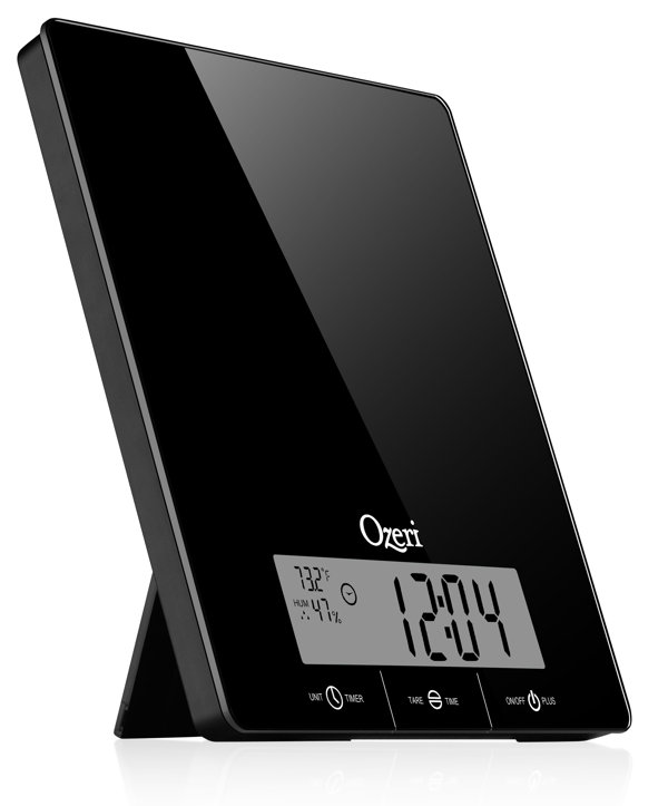 Ozeri Touch III 22 lbs (10 kg) Digital Kitchen Scale with Calorie Counter,  in Tempered Glass & Reviews