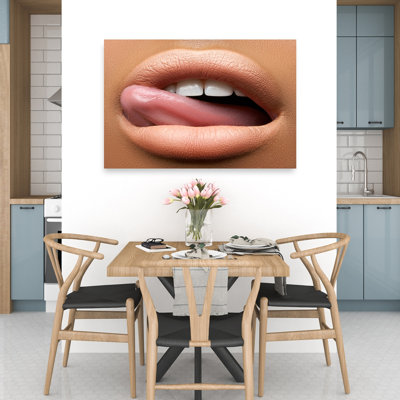 Impression d'art contemporain sensuel