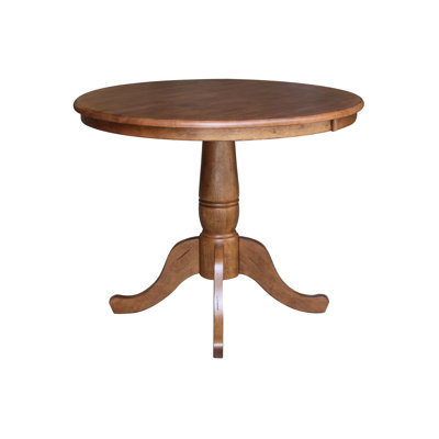 Solid Wood Pedestal Dining Table