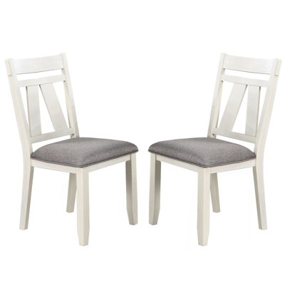 Ensemble de 2 chaises de salle à manger avec siège rembourré