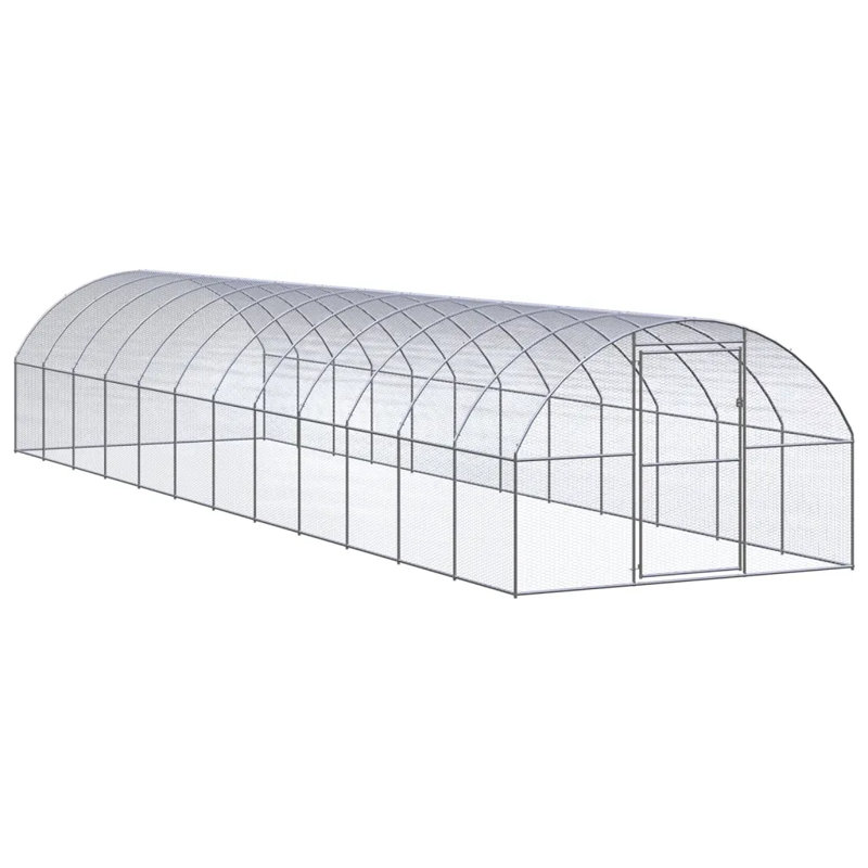Periheli Chicken Coop with Chicken Run, 200cm H x 300cm W x 1200cm D