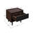 Duane Mid-Century Modern Living Room Set with TV Stand for TVs up to 55", Sideboard, Coffee Table and End Table in Black-91028879