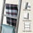 54-Inch Whitewashed Wood Blanket Ladder – Fully Assembled 5-Tier Wall-Leaning Towel Rack for Living Room or Bathroom