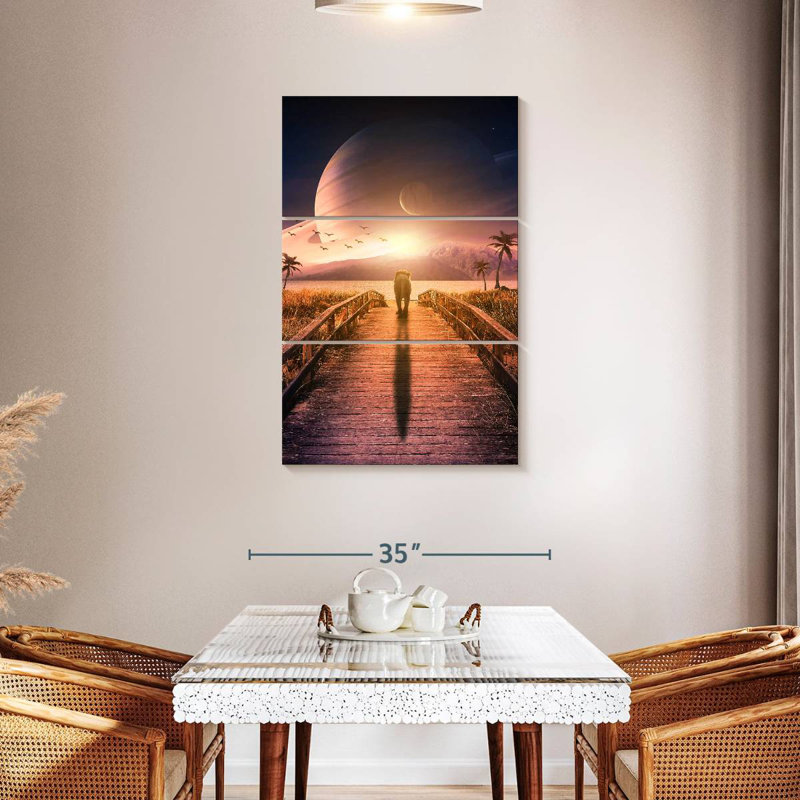 Brampt Walking To Nowhere, 45" H x 28" W