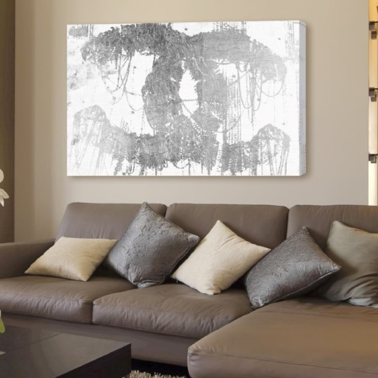" Fashion And Glam Hey Lolita Silver Road Signs " by Oliver Ga, 36" H x 54" W, Wrapped Canvas, No Frame