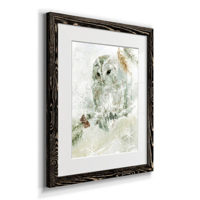 " Winter Lodge Owl " Painting Print