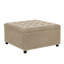 Repose-pieds capitonné classique avec garniture cloutée, repose-pieds polyvalent et table basse pour petits espaces-1537969943