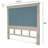 Ocean Isles - Woven Headboard - Twin - Ocean Blue and Aged Ivory Finish-300924542