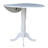 Extendable Round Solid Wood Dining Table-1311146272