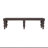 Braydan 70"W Solid Wood Hand-Turned Leg Bench- Coffee Brown-68476755