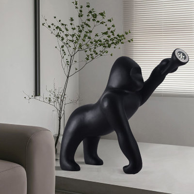 Manglani 21'' Black LED Novelty Floor Lamp
