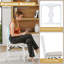 48cm H Upholstered Side Chair in Beige