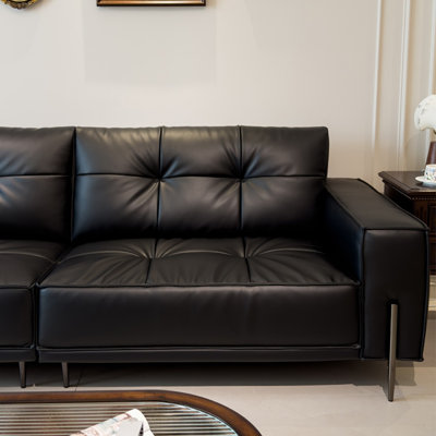 Mid-Century Modern Living Room Straight Sofa