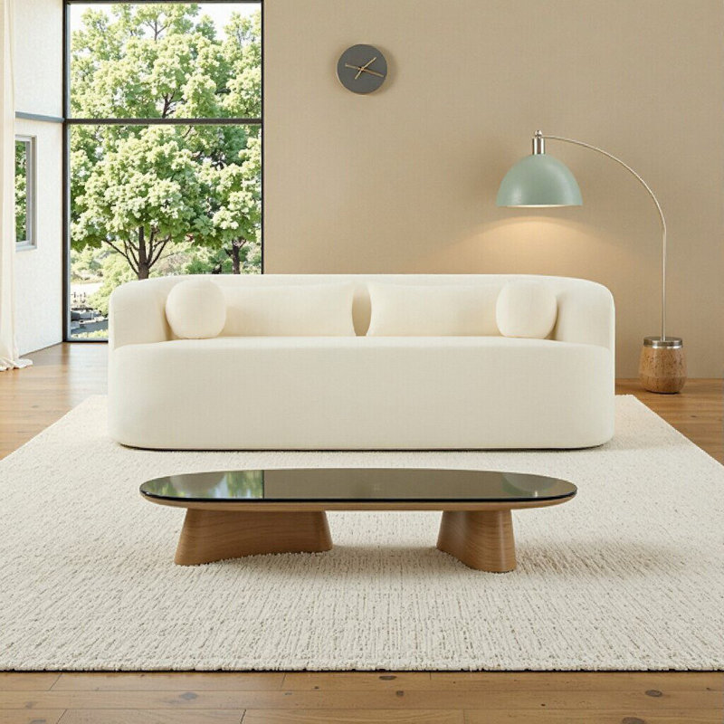 Canapé 86 po Chenille, Beige