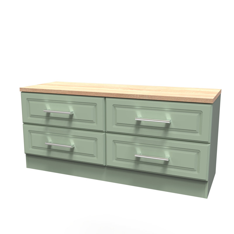 Aalysia 110cm W 4 - Drawer Chest of Drawers