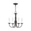 Lustre style chandelier 5 lumières Cloverfield-67131039