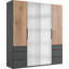 Guardino 4 Door Wardrobe-536576785-536576788