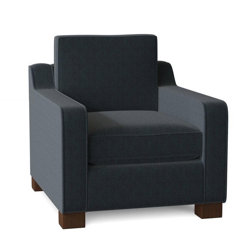 Fauteuil de 33 po de large Aceyon, Noyer, Champignon Jango