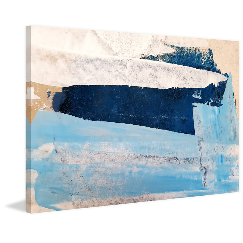 Deviation 1 Piece Wrapped Canvas Painting, 25cm H x 38cm W x 3.81cm D