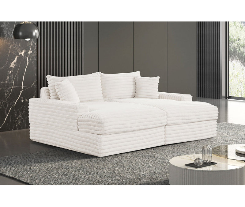 Canapé modulaire en velours côtelé Stupendous II