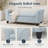 Bridgemon Fabric Upholstered Storage Bench-422585773