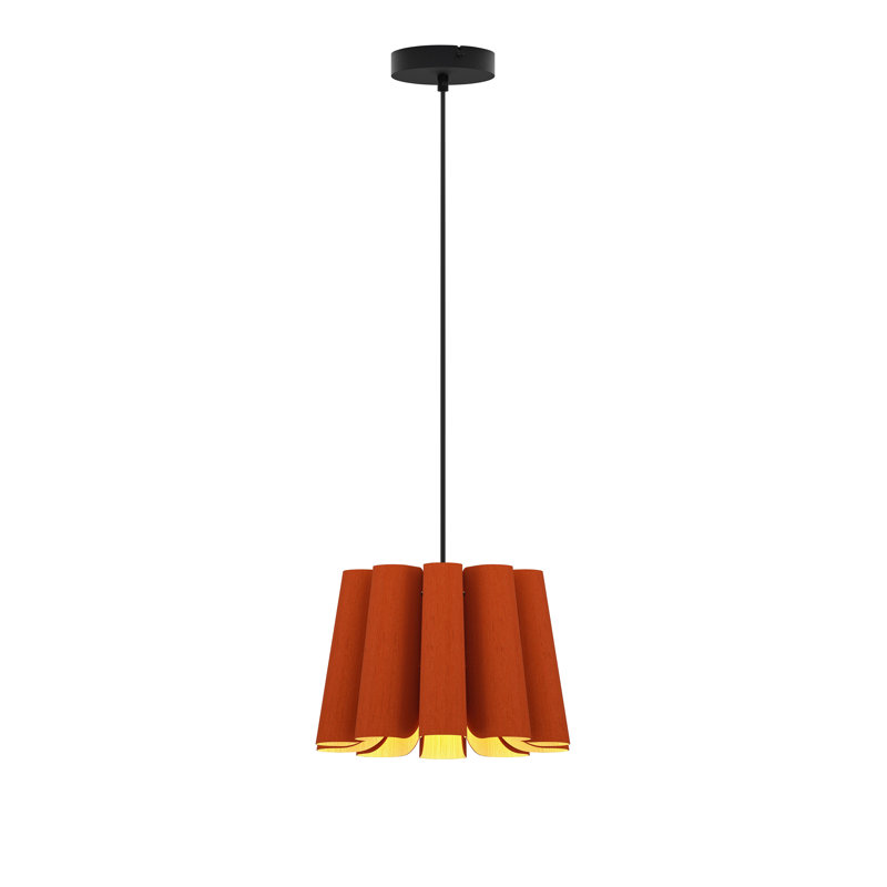 Luminaire suspendu unique à 1 lumière Renata, Terra Cotta