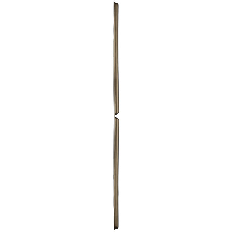 Panneau mural décoratif 3D X 19 po x l 19 5/8 po xander EnduraWall, bronze foncé métallique (couvre 2,67 pieds carrés)