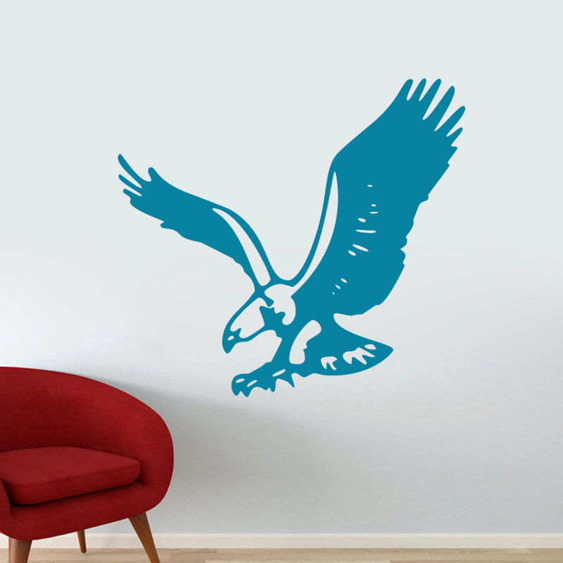 Animals Non-Wall Damaging Wall Decal, Teal