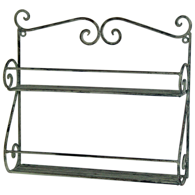 Barb 2 Piece Metal Bracket Shelf
