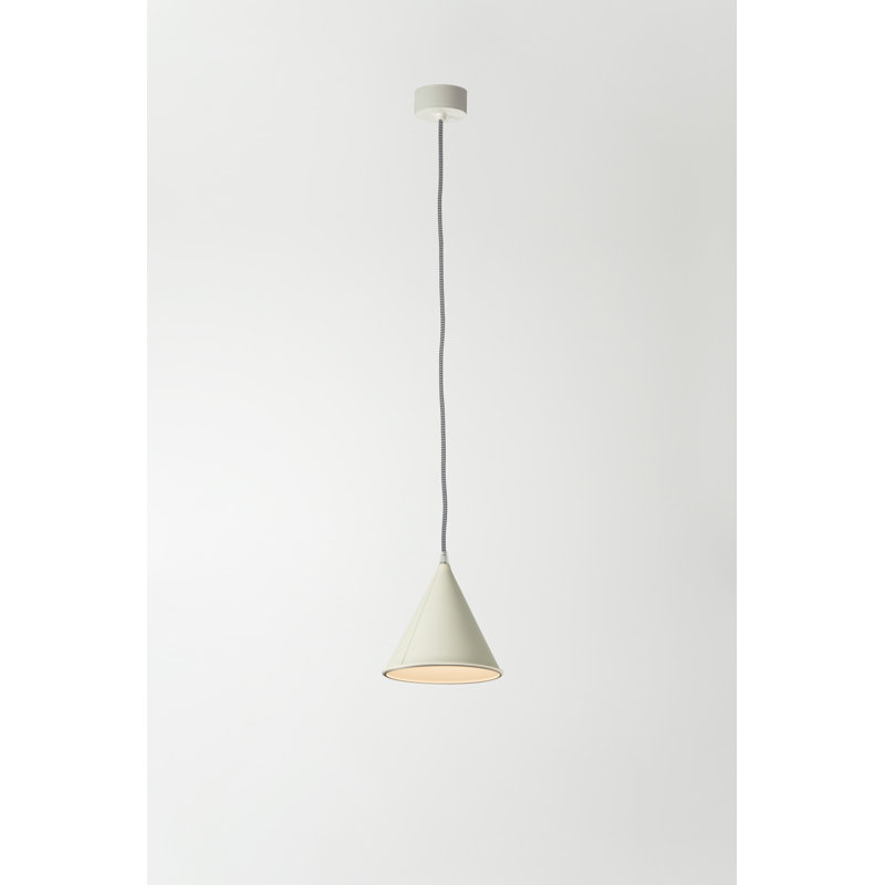 Be.pop 1 - Light Cone Pendant, Dark Grey, White