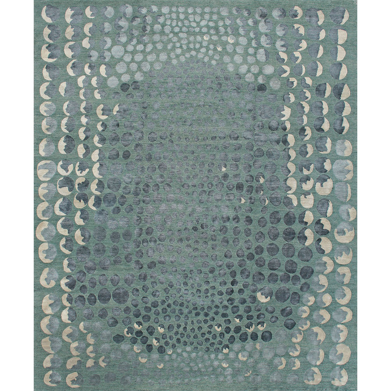 Contemporary Animal Print Area Rug, Rectangle 9' x 12'