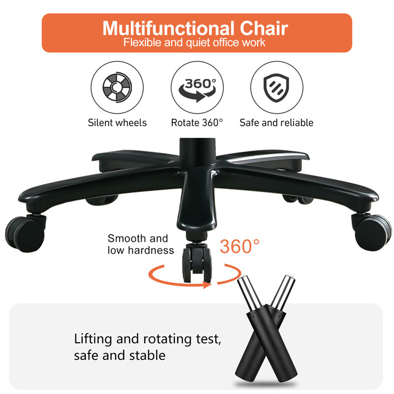 440LBS Heavy Duty High Back Executive Chair Ergonomic Computer Desk Chair