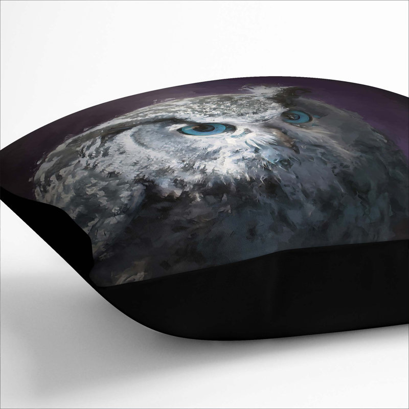 Square Throw Cushion, 40cm H x 40cm W x 15cm D, Black