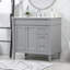 Ensemble de meuble-lavabo simple 36 po Readington-873687312