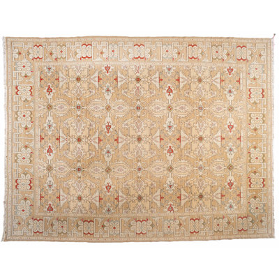 One-of-a-Kind Rectangle 9' X 11'8" Hand Knotted Area Rug