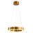 Transitional 1 Light LED Gold Ring Chandelier-33774068-34053658