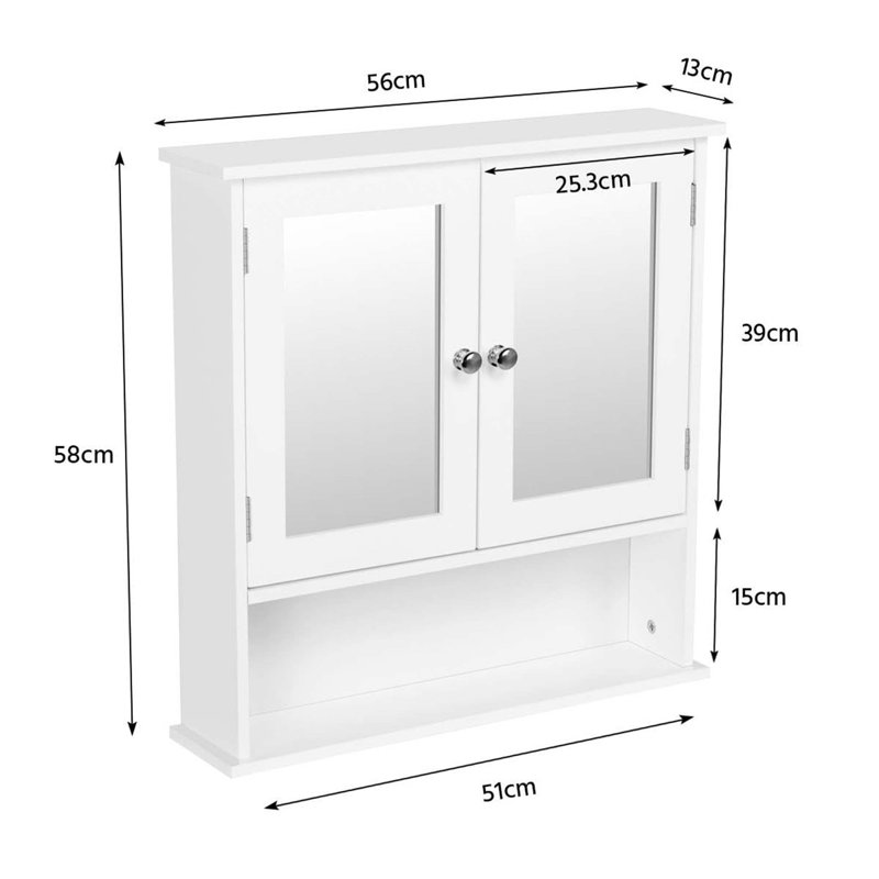 Compact Bathroom Cabinet Bathroom Cabinet, White